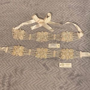 Amrita Singh lace choker necklace